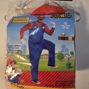 Nintendo Super Mario Adult Costume - Red and Blue